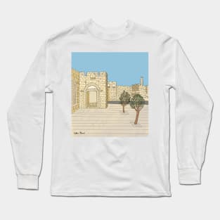 Jaffa Gate Jerusalem Long Sleeve T-Shirt